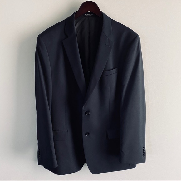 Loft Wool Solid Two Button Notch Lapel Jacket - Picture 4 of 10